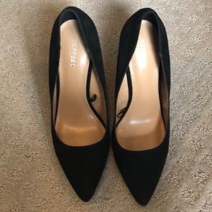 Black suede- size 6. NWOT